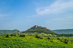 Kankwari Fort in the middle of Sariska Tiger Reserve.