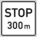 Stop ahead