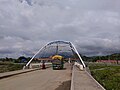 Bridge connecting Mota'ain in Indonesia to Batugade in East Timor