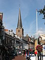 Oude Kerk en winkelstraat in het Oude Rijswijk anno 2007