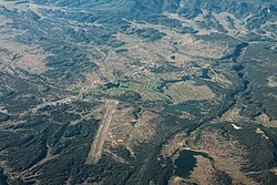 Aerial view of west Pagosa Springs