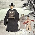 明代江舜夫肖像, 15世纪