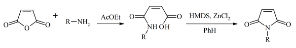 Synthetic sequence of maleimides synthesis