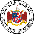 Sello de armas de la Comisión de Valores de Alabama