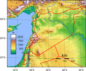 Tanah Israel di Suriah Libanon