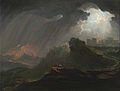 Josuè manant al Sol d'aturar-se a Gabaon (cap al 1840, oli sobre tela, 479 × 1.083 mm, Yale Center for British Art, New Haven, Connecticut)