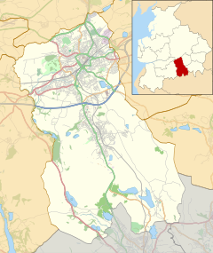 Blackamoor is located in Blackburn with Darwen