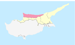 Der Distrikt Girne auf Zypern