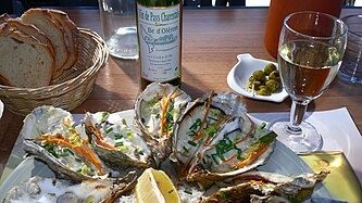 Huîtres de l'île d’Oléron.