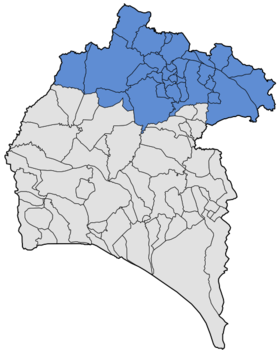 Localisation de Sierra de Huelva