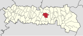 Location in Ialomița County