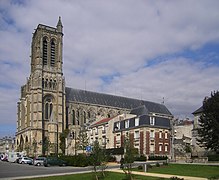 Saint-Gervais-et-Saint-Protais cathedral in Soissons