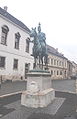 András Hadik's sculpture in Budapest