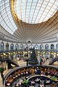 ☎∈ High dynamic range view from the Leeds Corn Exchange balcony, of the west end of the interior in November 2010