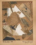 Merz-drawing 47, 1920, collage on board