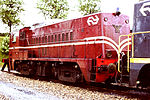 Locomotief NS 2326 te Groningen in 1977.