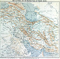منطقه آذربایجان با مرز شمالی آن یعنی رود ارس مشخص شده‌است (۱۹۰۹).