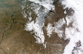 Спутниковый снимок NASA. 2008
