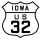 U.S. Highway 32 marker
