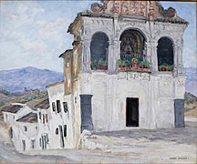 Henri Villain, Espagne, maison à la Vierge • 1934.