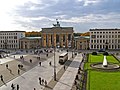 Porten med Pariser Platz foran