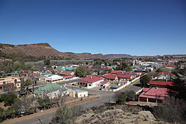 Burgersdorp vanuit The Sentinel blokhuis