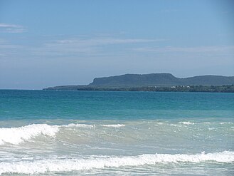 Cabo Samaná, at the eastern end of the peninsula