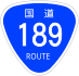 National Route 189 shield