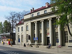 Main post office building in Ostrowiec Świętokrzyski