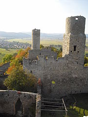 Замок с высоты бергфрида