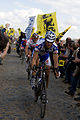 Boonen tijdens Parijs-Roubaix 2008