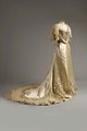 Early 1900s court presentation dress designed by Jean-Philippe Worth