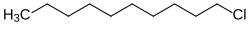 Strukturformel von 1-Chlordecan