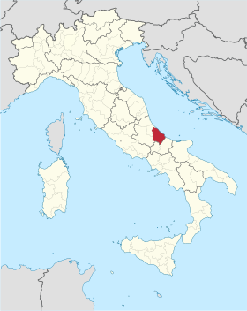 Localisation de Province de Chieti