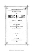 Poesías gallegas y castellanas, 1889,pdf Biblioteca Gallega.