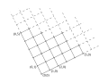 Gambar 5: Kisi pasangan bilangan bulat nonnegatif, diurutkan berdasarkan komponen.