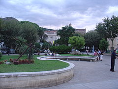 Rambla petita ou passeig (août 2006).