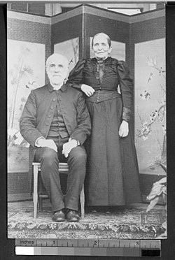 Charles Hartwell és felesége (Fucsou, kb. 1902)