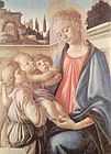 ボッティチェッリ『聖母子と二人の天使』1468年-1469年頃