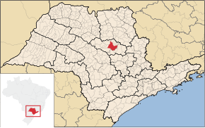 Kart over Araraquara