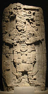 Stele 51 from Calakmul, representing king Yuknoom Took' K'awiil