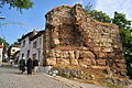 Part of the Castle walls.