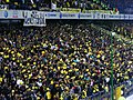 Fener szurkolók a stadionban