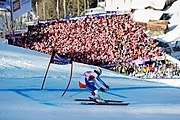 Arrivé de la Coupe du monde de ski à Wengen