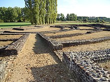 Photographie des vestiges du théâtre.