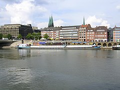El Weser en Bremen