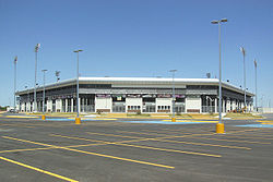 El Parque de Béisbol en la nueva Ciudad Deportiva en Nuevo Laredo