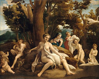 Leda und der Schwan, ca. 1532, Berlin, Gemäldegalerie