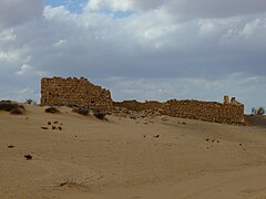 Restes de la guarnició a l'extrem sud-oest d'Haluza