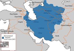 Impero Corasmio - Localizzazione